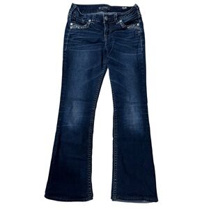 Silvers Women’s 28 Blue Suki Fluid Boot Cut Faded  Lowrise  Denim